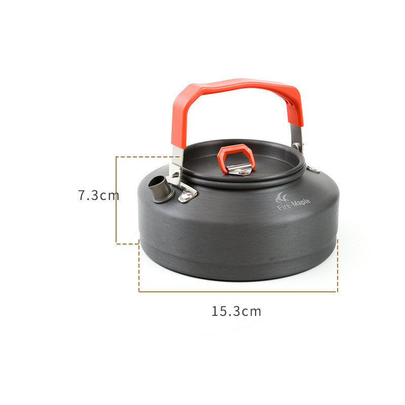 Fashion Simple Color Contrast Aluminum Kettle 0.8L PearlNestDecor.com