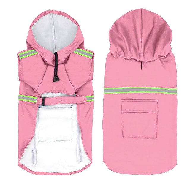 Waterproof Reflective Dog Raincoat Pets Fashion