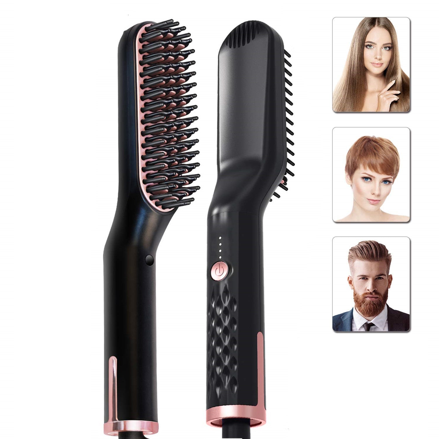 Straightening Brush and Beard Comb Set LadyShow.Store