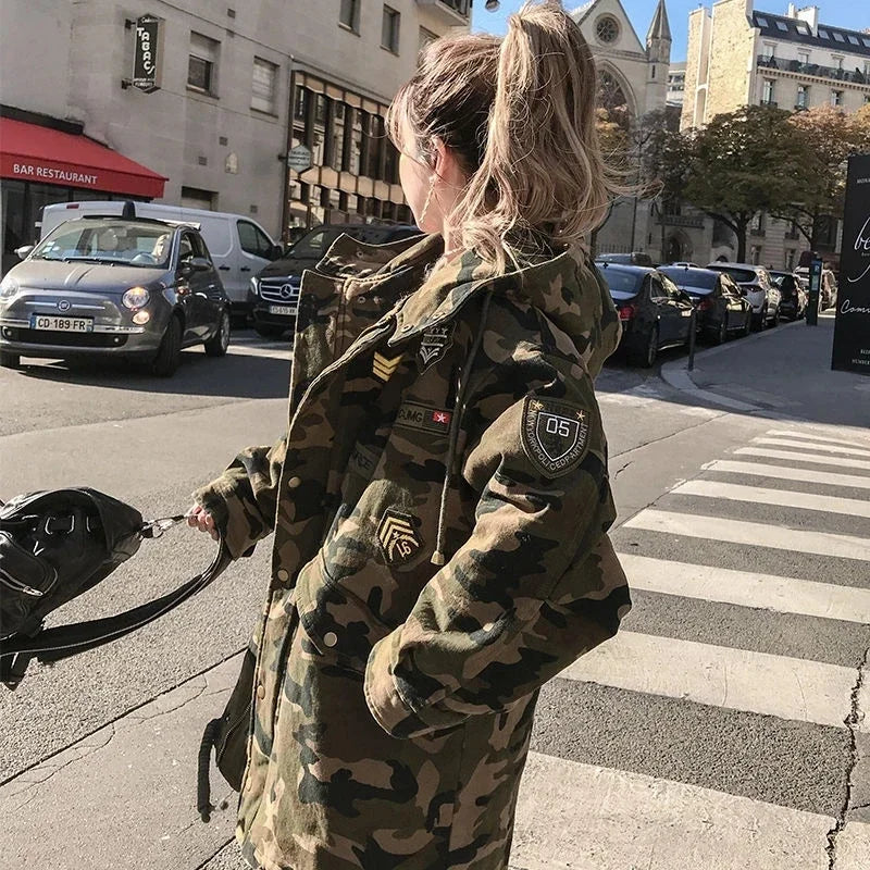 Winter Cold Resistant Camouflage Cotton Jacket for Camping Pi-Mart