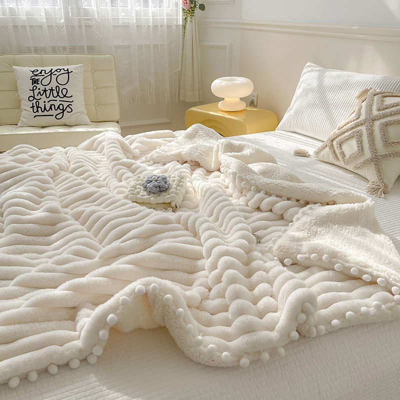 Dehaired Angora Blanket PearlNestDecor.com