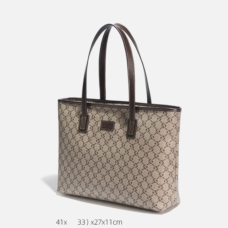 Women's Large Capacity Genuine Leather Tote Bag LadyShow.Store