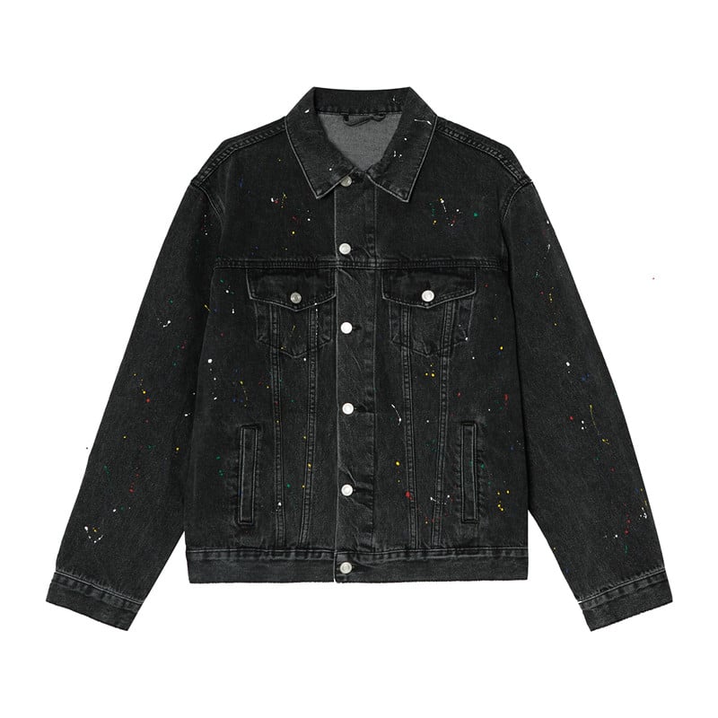 Retro Denim Jacket for Men and Women Couple Style Pi-Mart