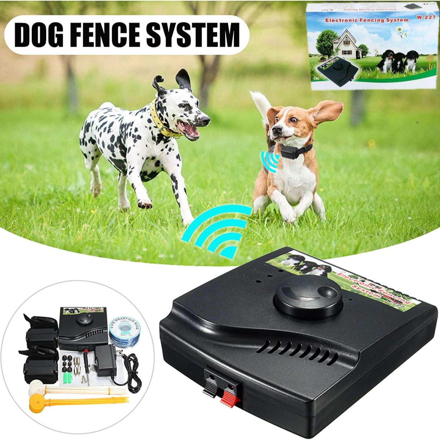 Smart Pet Fence Collar Training Bark Stopper Pets Fashion