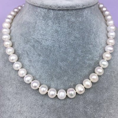 Natural Freshwater Pearl Necklace Pi-Mart