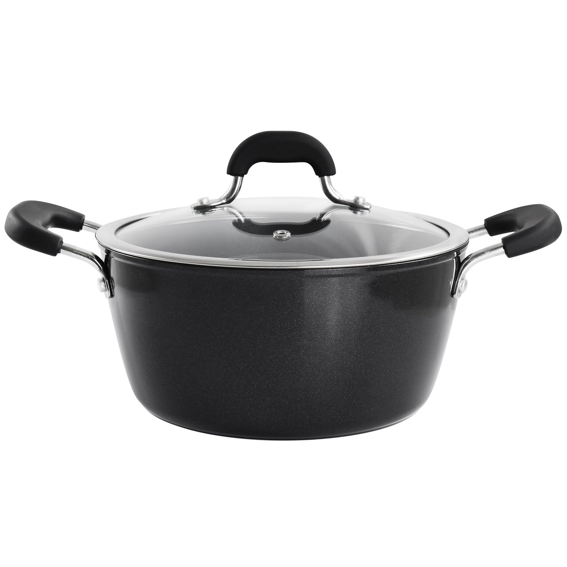 Kenmore Arlington 4.5 Quart Dutch Oven with Lid in Black LuxuryLifeWay Online Store