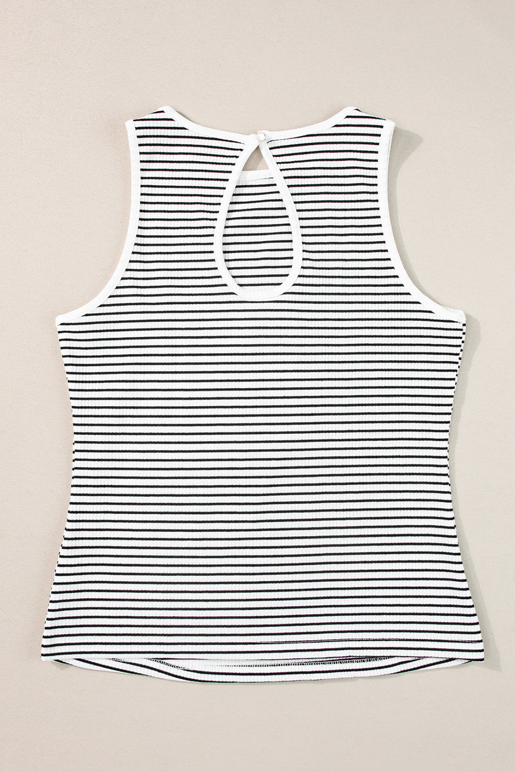 Bethany Striped Knit Sleeveless Tank LuxuryLifeWay Online Store