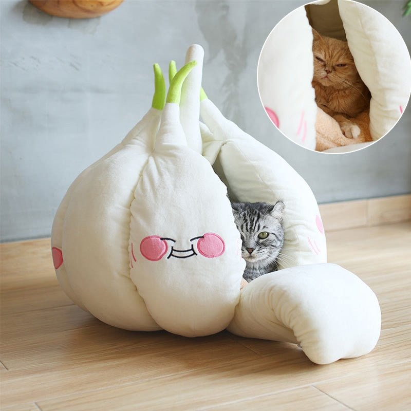 Pet Tent Bed for Pets Winter Warm Cave Soft Cushion House Sleeper Bed with Mat Pets Fashion