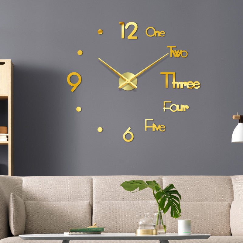Creative wall clock PearlNestDecor.com