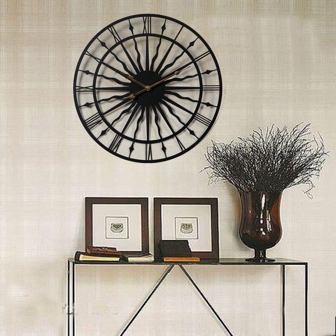 Creative Wall Clock Living Room Decoration FashionMute PearlNestDecor.com