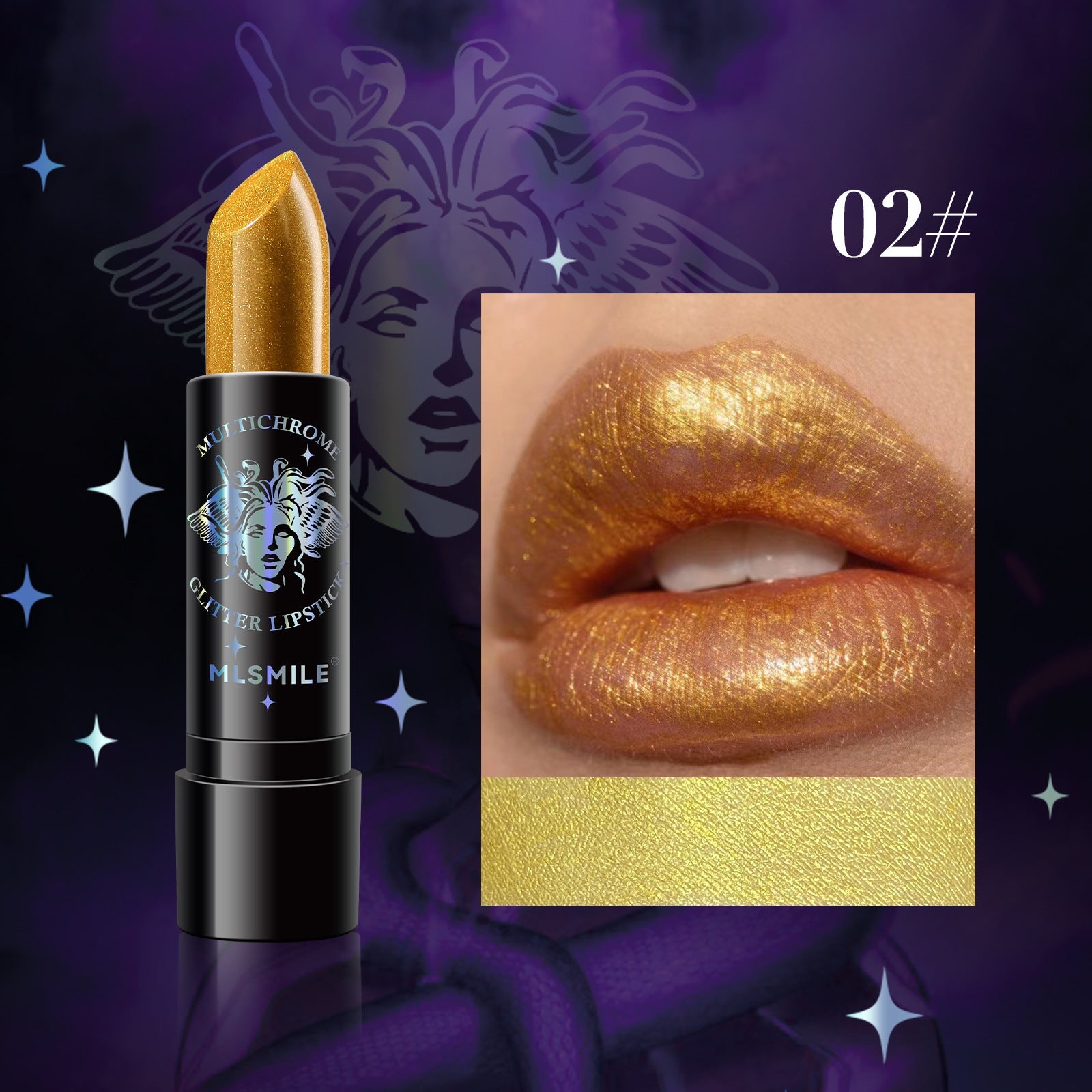 Ladies Pearl Sparkly Christmas Lipstick LadyShow.Store