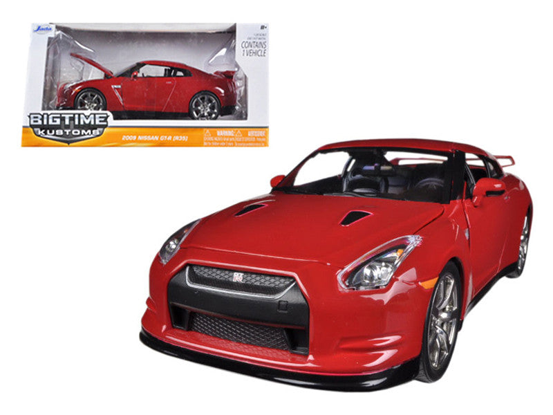 2009 Nissan GT-R R35 Red 1/24 Diecast Car Model by Jada LuxuryLifeWay Online Store