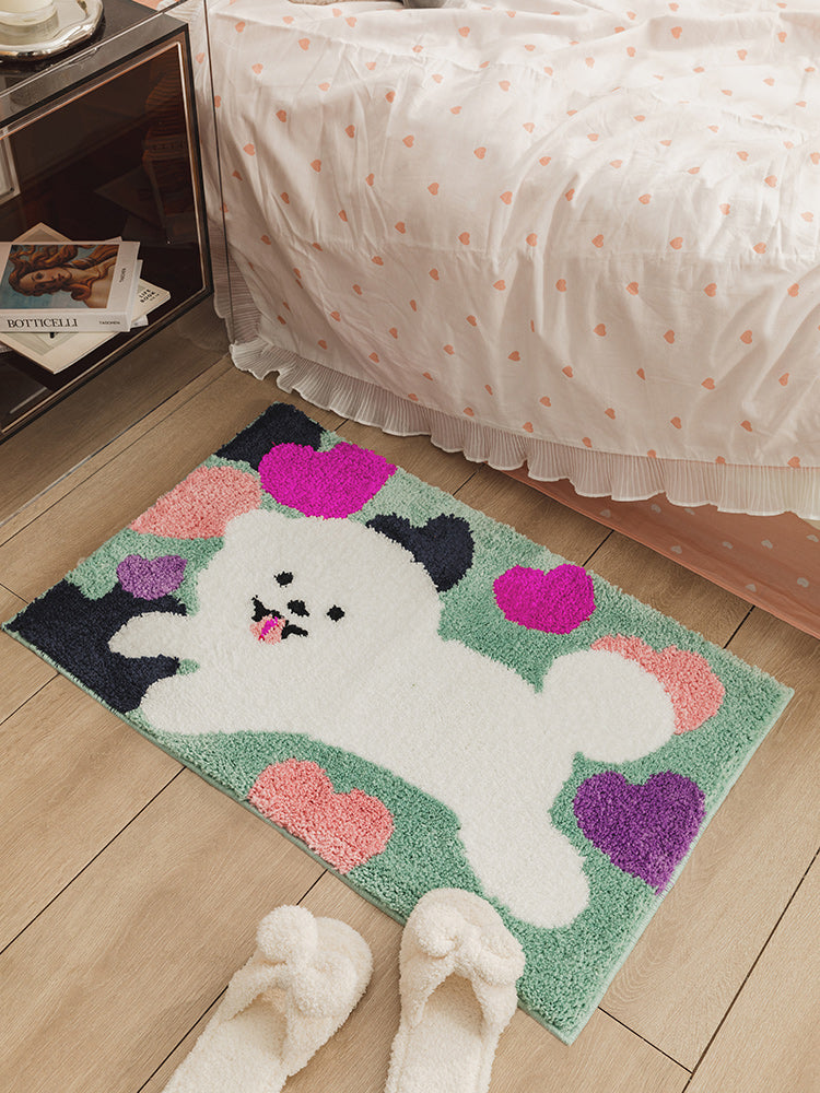 Cute Cartoon Bathroom Absorbent Floor Mat Home Non-slip