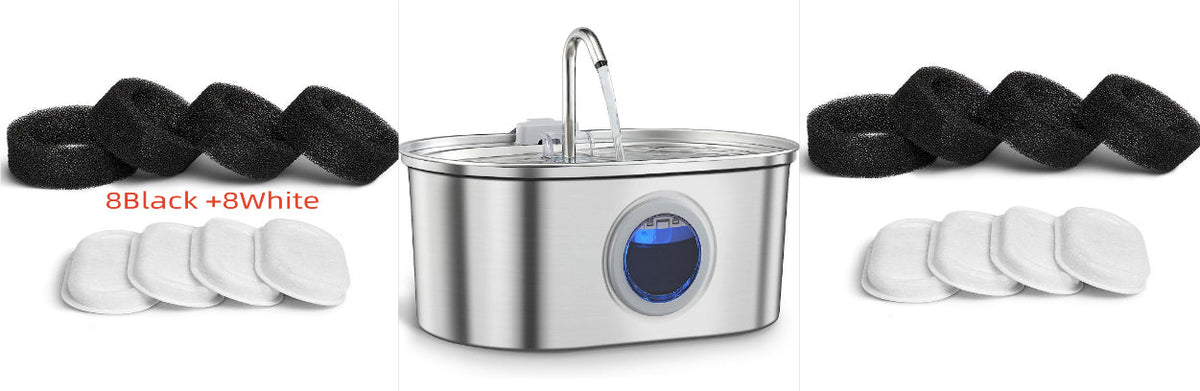 Water Feeder Stainless Steel Pet Water Dispenser Pets Fashion