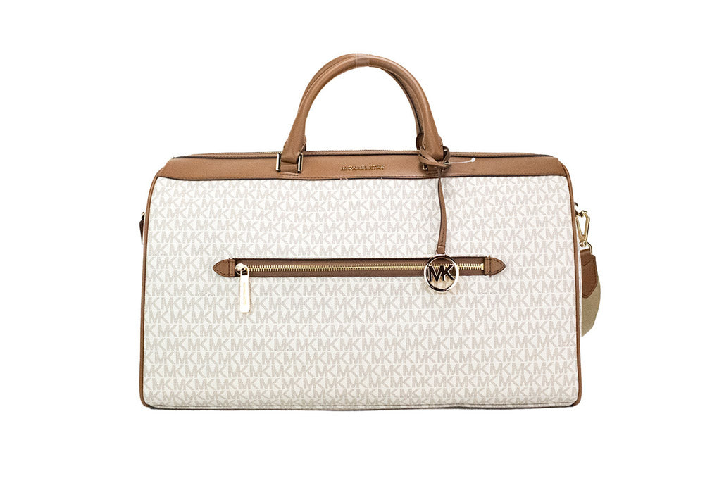 Michael Kors Travel XL Vanilla Duffle Weekender Bag LadyShow.Store