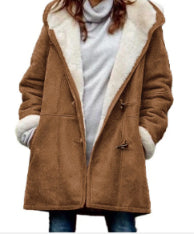 Women's Mid-length Windbreaker Coat Coat Warm Top LadyShow.Store