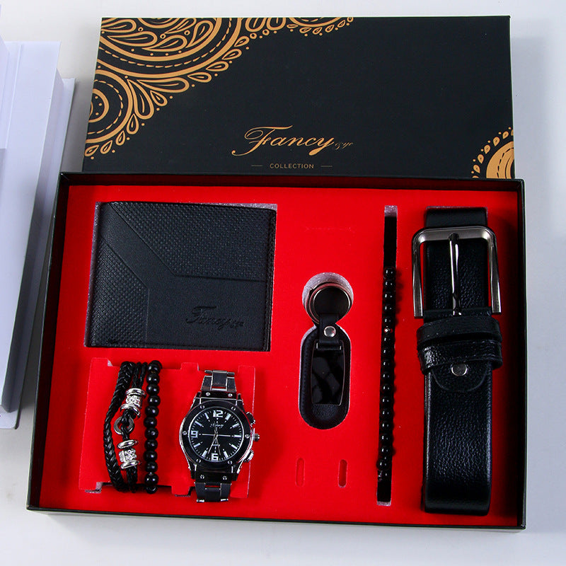 Cross-Border Men's Gift Business Gift Suit Belt Wallet For Boyfriend Valentine's Day Christmas Gift LadyShow.Store