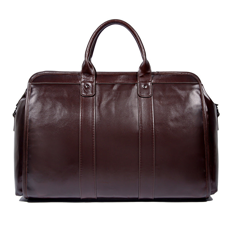 Large Capacity Genuine Leather Travel Luggage Bag Cowhide Handbag LadyShow.Store