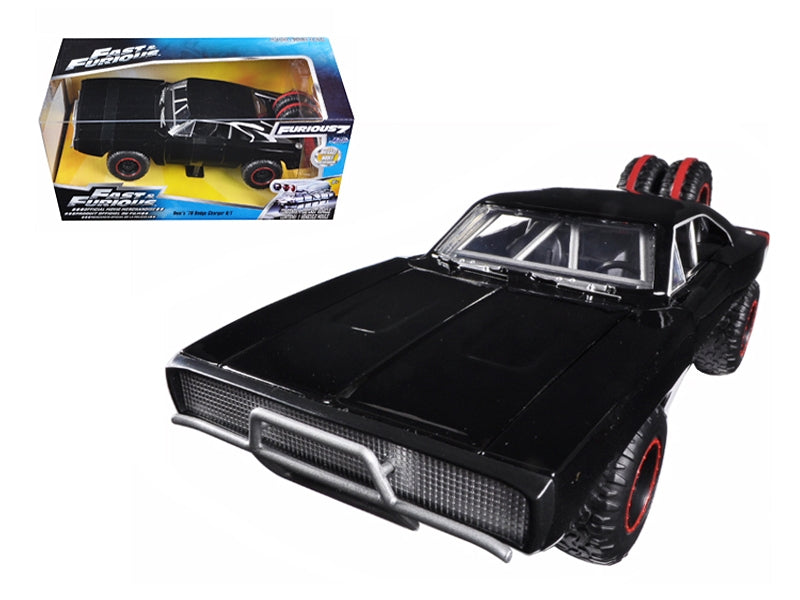Dom's 1970 Dodge Charger R/T Off Road Version "Fast & Furious 7" Movie 1/24 Diecast Model Car by Jada LuxuryLifeWay Online Store
