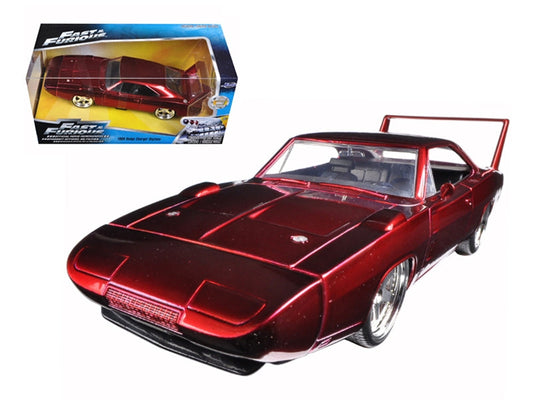 1969 Dodge Charger Daytona Red "Fast & Furious 7" (2015) Movie 1/24 Diecast Model Car by Jada LuxuryLifeWay Online Store