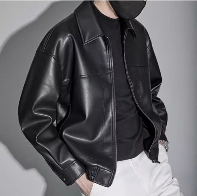 Men's Lapel Motorcycle Fashion Casual High-quality Jacket LuxuryLifeWay Online Store
