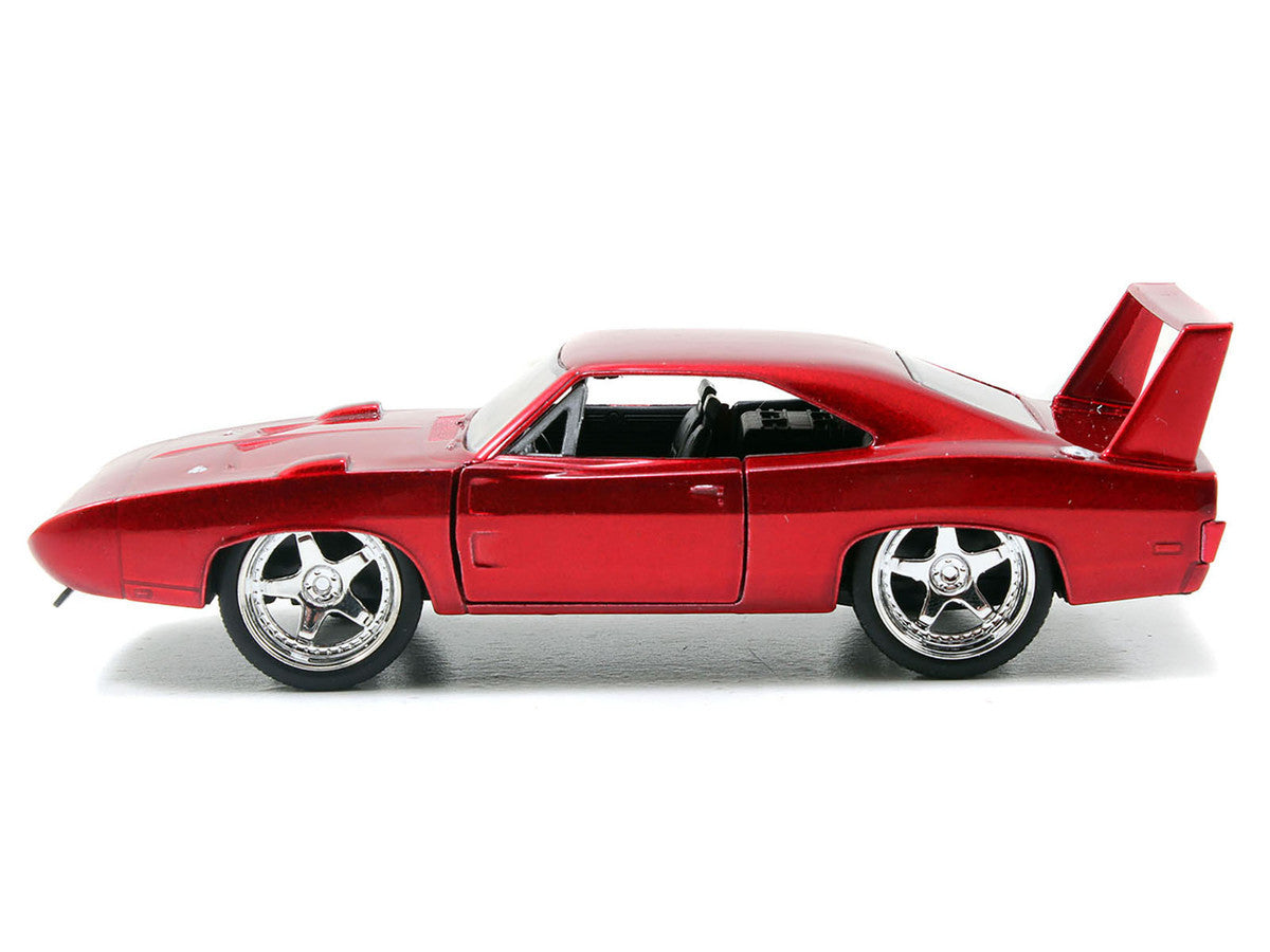 Dom's Dodge Charger Daytona Red Metallic "Fast & Furious 6" (2013) Movie "25 Years of Fast & Furious" Series die cast model car by Jada LuxuryLifeWay Online Store