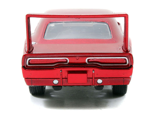 Dom's Dodge Charger Daytona Red Metallic "Fast & Furious 6" (2013) Movie "25 Years of Fast & Furious" Series die cast model car by Jada LuxuryLifeWay Online Store