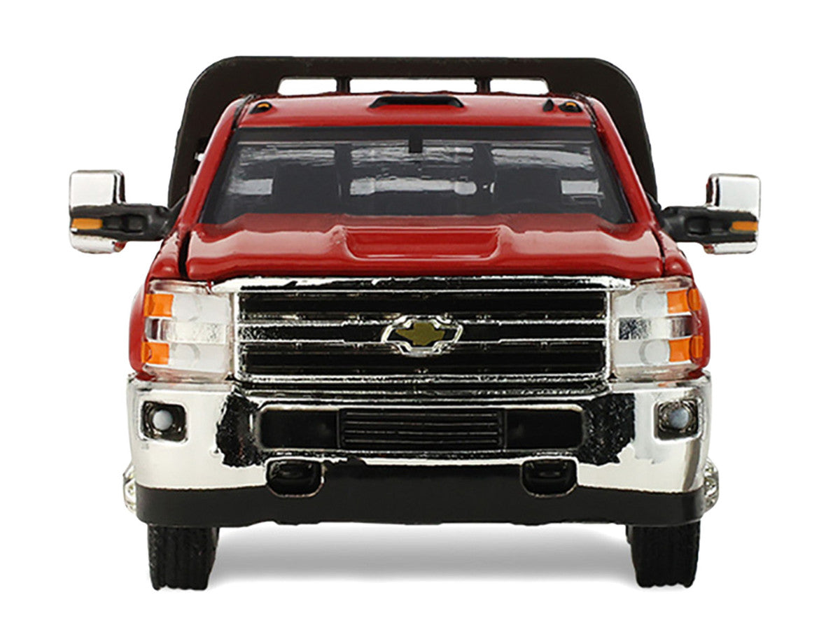 2016 Chevrolet Silverado 3500HD Dually Flatbed Truck "Hobby Shop Auto Mechanic" Red with Tool Cabinet "The Hobby Shop" Series 17 1/64 Diecast Model Car by Greenlight LuxuryLifeWay Online Store