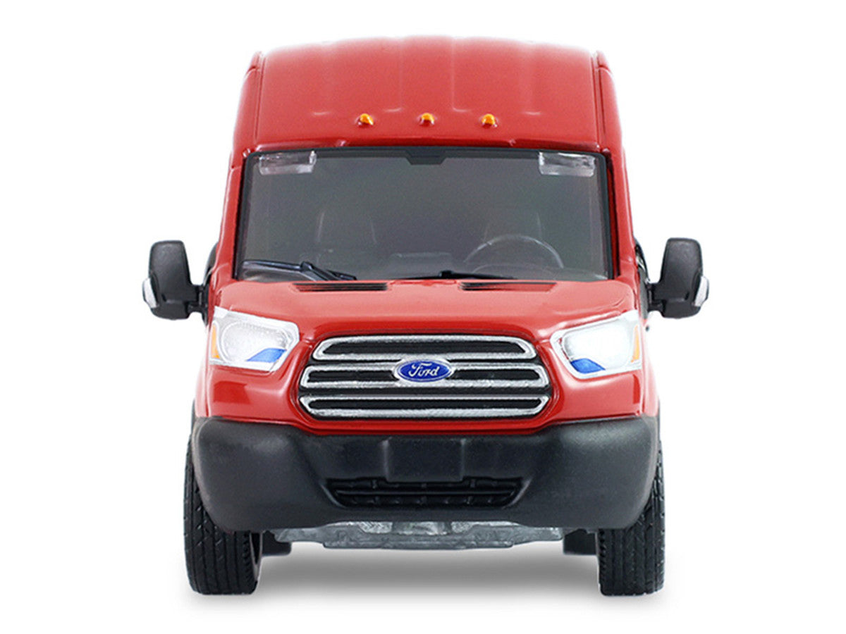 2019 Ford Transit LWB High Roof Van "Hobby Shop Auto Mechanic - Mobile Mechanic" Red with Car Jack and Battery "The Hobby Shop" Series 17 1/64 Diecast Model Car by Greenlight LuxuryLifeWay Online Store