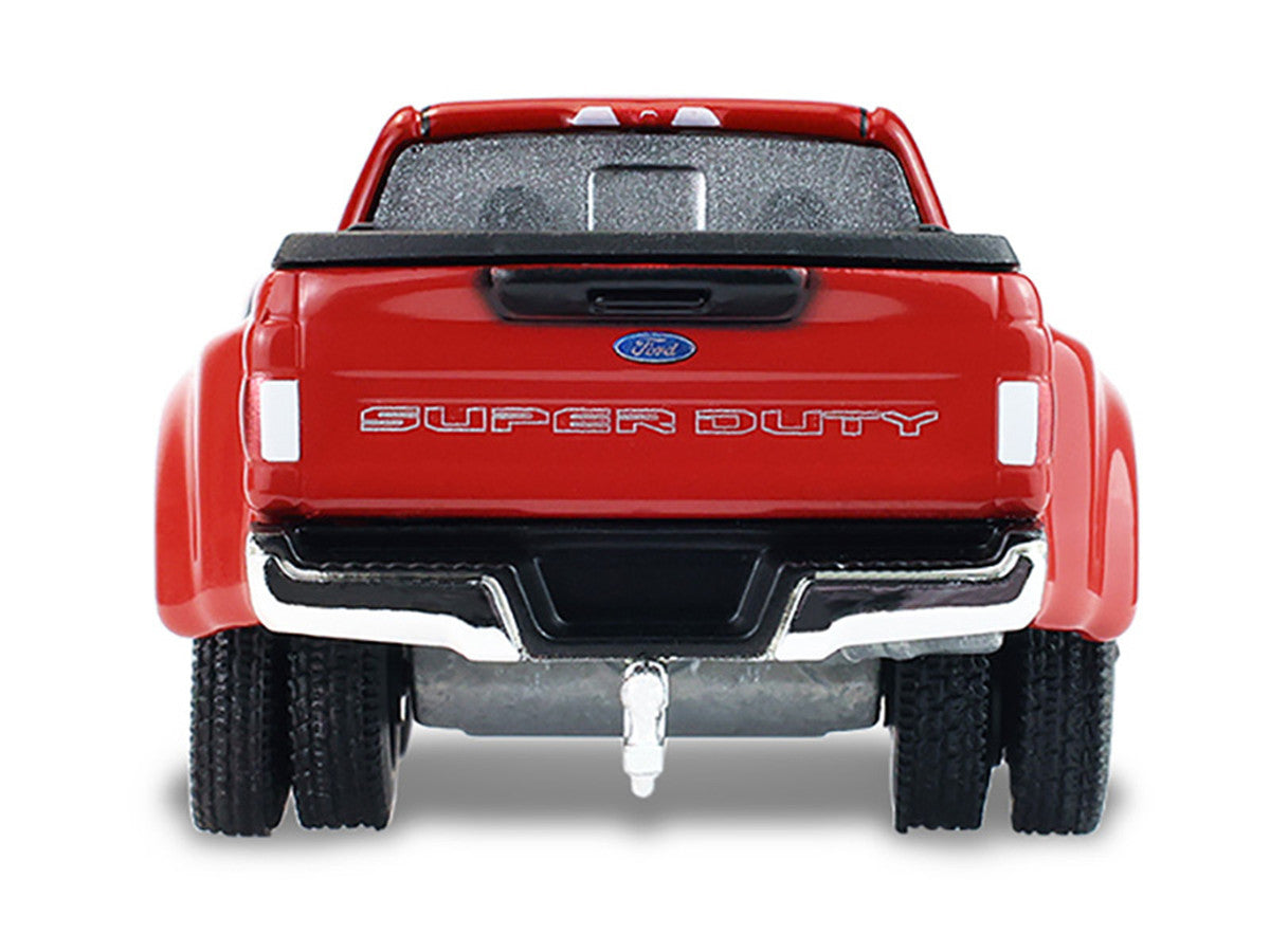 2022 Ford F-450 Dually Pickup Truck "Hobby Shop Auto Mechanic" Red with Mechanic Figure "The Hobby Shop" Series 17 1/64 Diecast Model Car by Greenlight LuxuryLifeWay Online Store