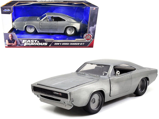 Dom's 1970 Dodge Charger R/T Bare Metal "Fast & Furious 7" (2015) Movie 1/24 Diecast Model Car by Jada LuxuryLifeWay Online Store