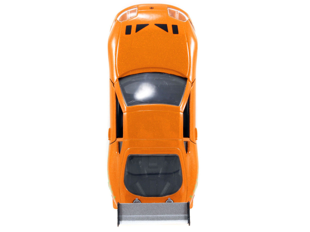 Brian's Toyota Supra Orange with Graphics "The Fast and the Furious" (2001) Movie "Fast & Furious 25th Anniversary" Series 1/32 Diecast Car Model by Jada LuxuryLifeWay Online Store