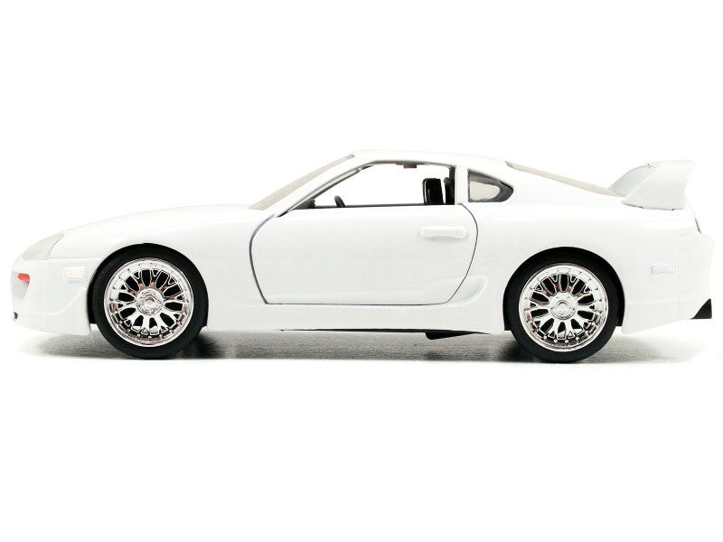Brian's Toyota Supra White "Fast & Furious 7" (2015) Movie "25 Years of Fast & Furious" Series 1/32 Diecast Model Car by Jada LuxuryLifeWay Online Store