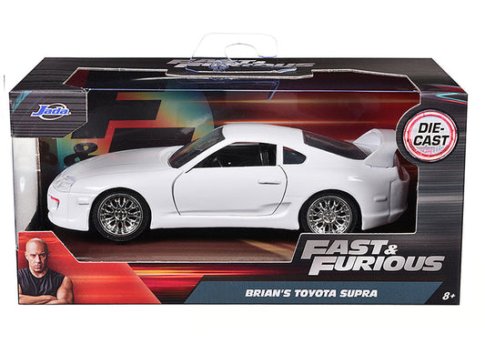 Brian's Toyota Supra White "Fast & Furious 7" (2015) Movie 1/32 Diecast Model Car by Jada LuxuryLifeWay Online Store