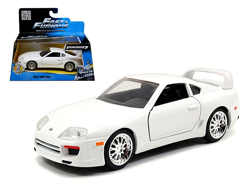 Brian's Toyota Supra White "Fast & Furious 7" (2015) Movie 1/32 Diecast Model Car by Jada LuxuryLifeWay Online Store