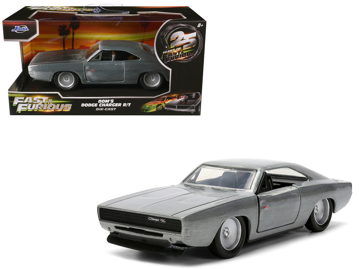 Dom's Dodge Charger R/T Raw Metal "Fast & Furious 7" (2015) Movie 1/32 Diecast Model Car by Jada LuxuryLifeWay Online Store