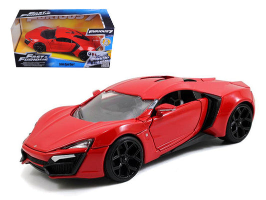 Lykan Hypersport Red "Fast & Furious 7" (2015) Movie 1/24 Diecast Model Car by Jada LuxuryLifeWay Online Store