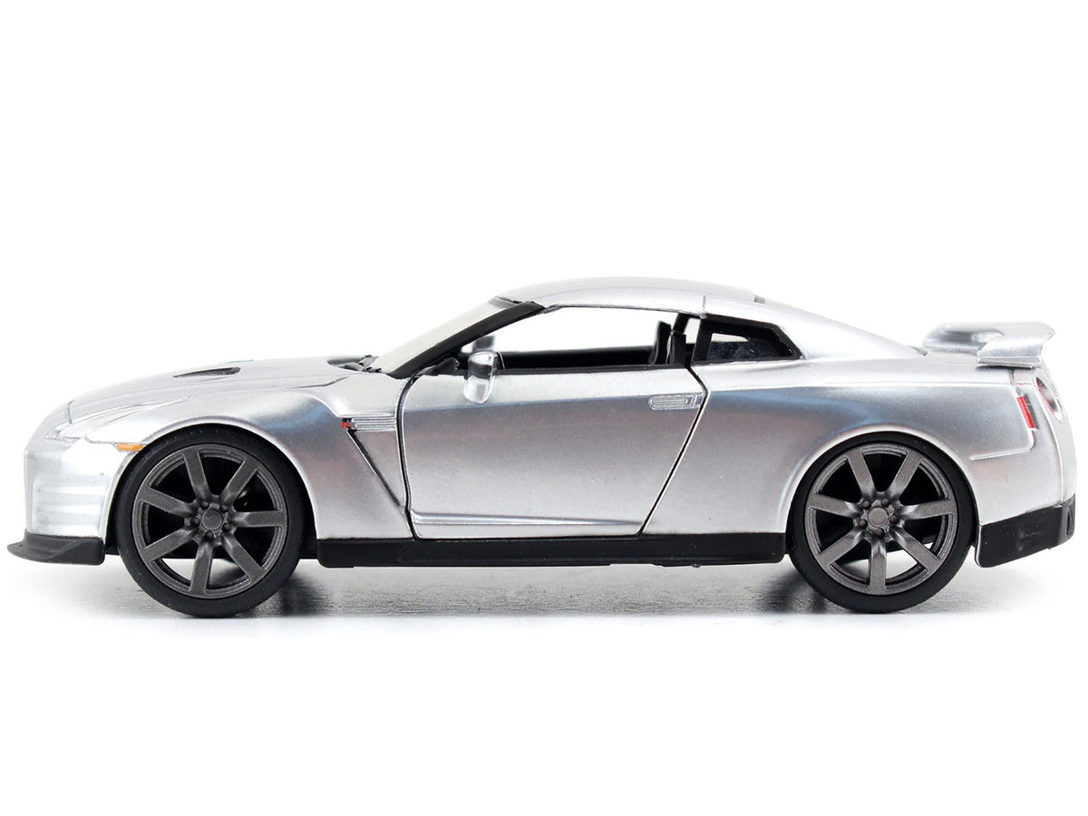 Brian's Nissan GT-R (R35) Silver Metallic "Fast & Furious" Movie 1/32 Diecast Model Car by Jada LuxuryLifeWay Online Store