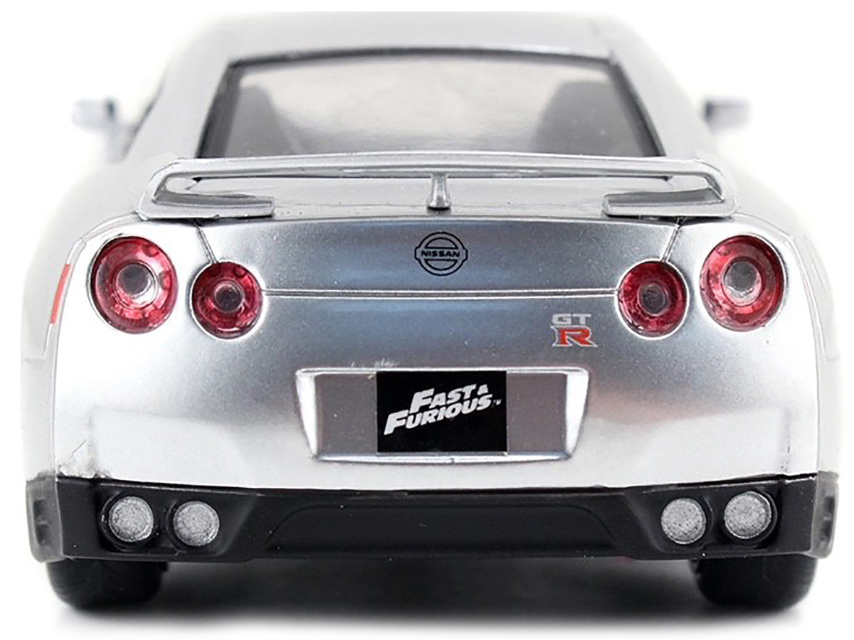 Brian's Nissan GT-R (R35) Silver Metallic "Fast & Furious" Movie 1/32 Diecast Model Car by Jada LuxuryLifeWay Online Store