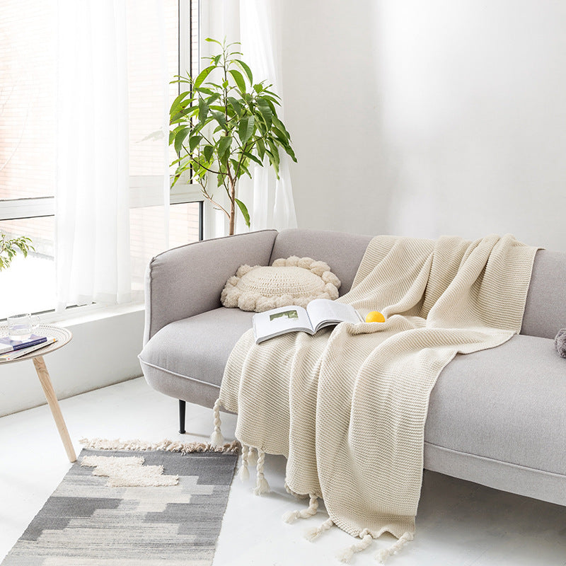 Knitted Leisure Decorative Blanket PearlNestDecor.com