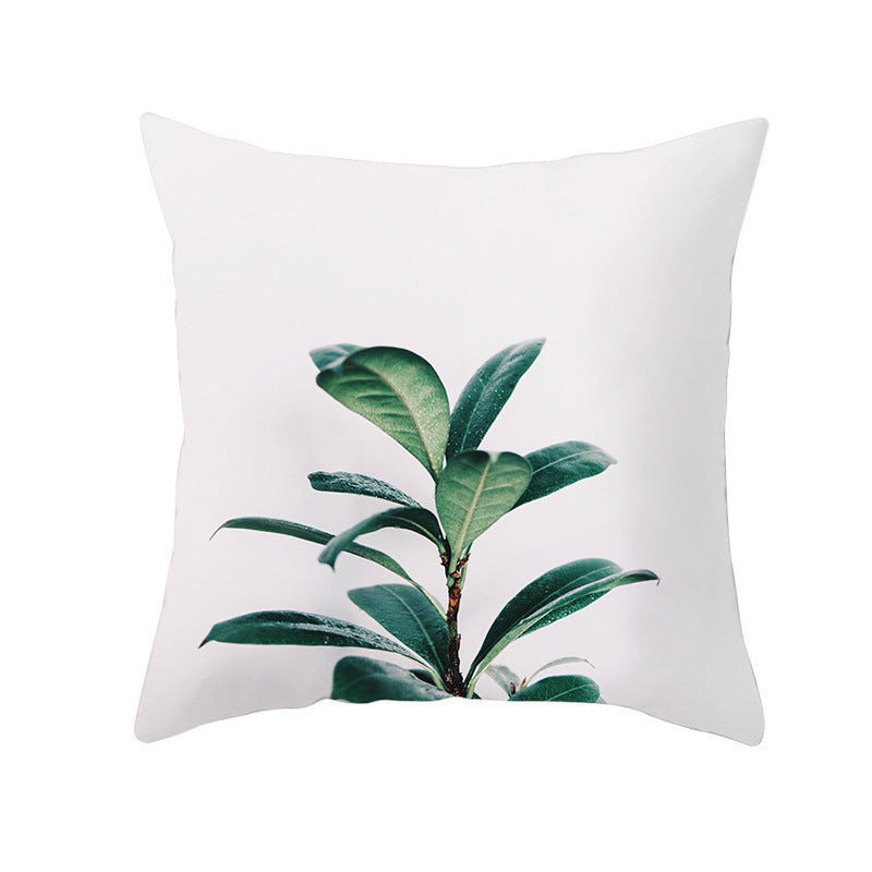 Tropical Plants Pillowcase Decor PearlNestDecor.com