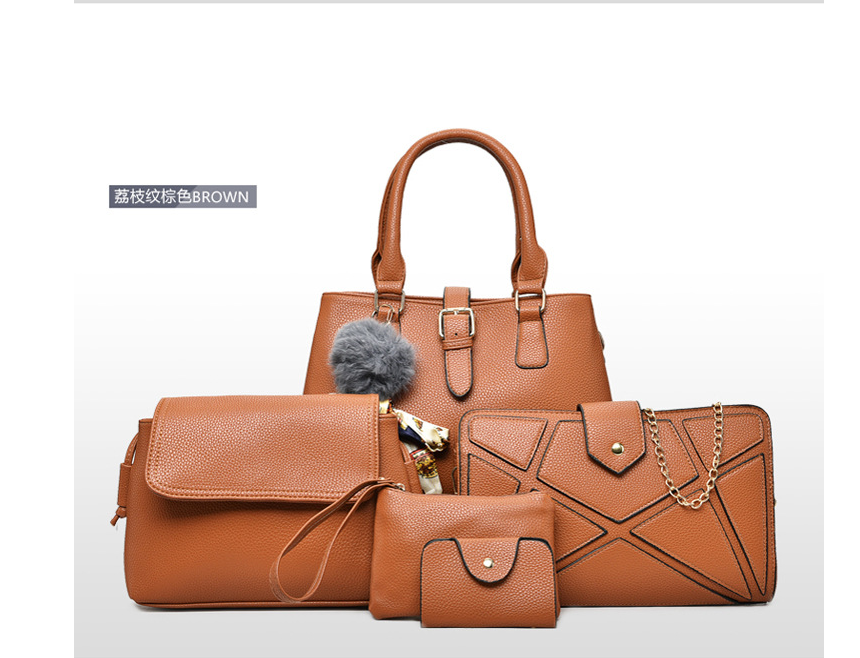 Mother-Daughter Bag Set - 5 Pieces, Large Tote Pi-Mart