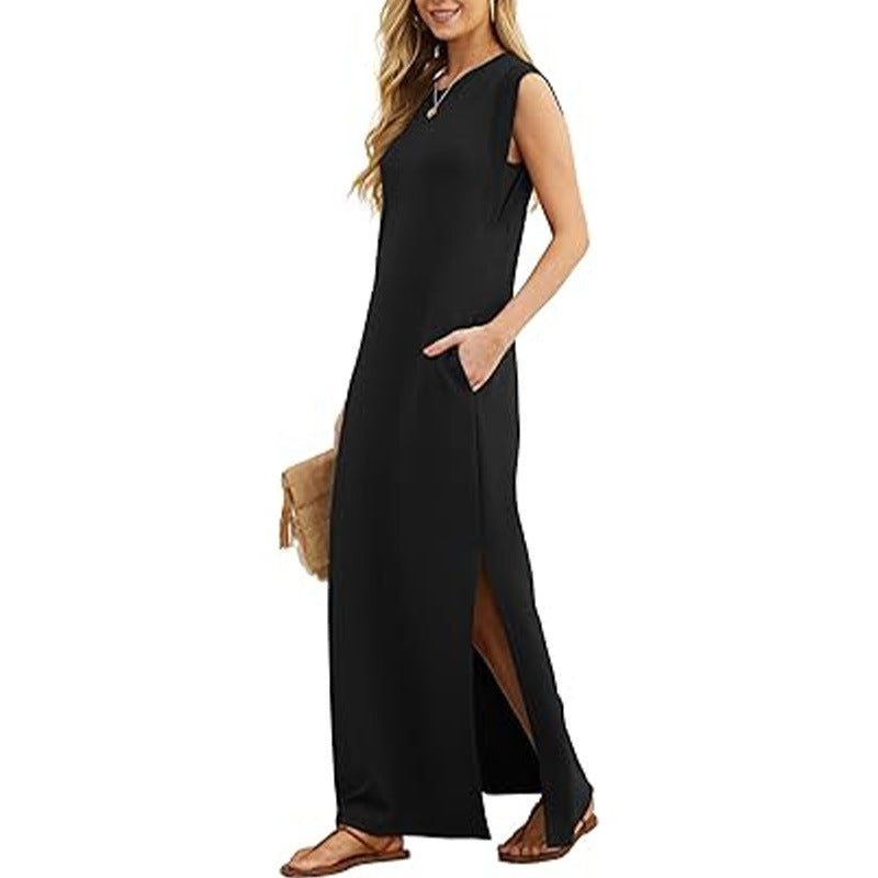 2026 Hot Selling Women's Summer Casual Loose Long Dress NorixaFashion.com