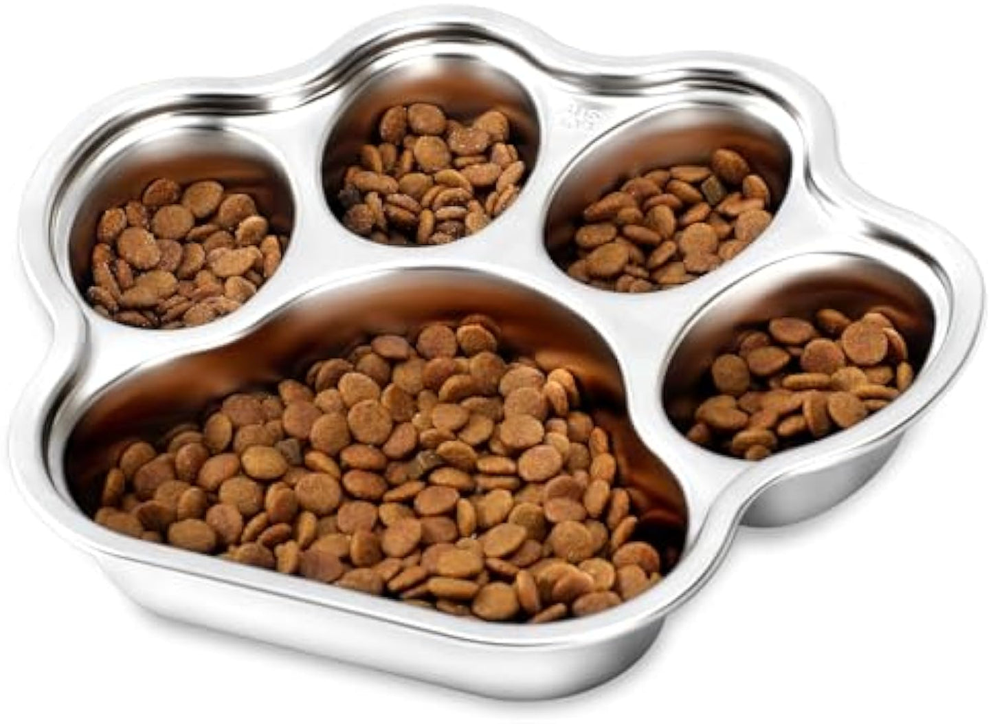 Dog Bowls Slow Feeder Stainless Steel Small Medium Breed Slow Feeding Dog Bowl For Fast Eater Dog Dishes To Slow Down Eating Non Slip Dog Food Bowl Pets Fashion
