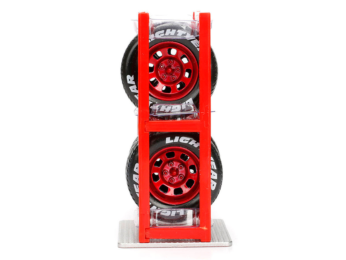Cruising Lightning McQueen Red Metallic with Extra Wheels Disney & Pixar "Cars" Movie "Hollywood Rides" Series Diecast Model Car by Jada LuxuryLifeWay Online Store