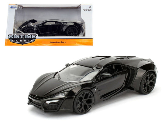 Lykan Hypersport Glossy Black 1/24 Diecast Model Cars by Jada LuxuryLifeWay Online Store