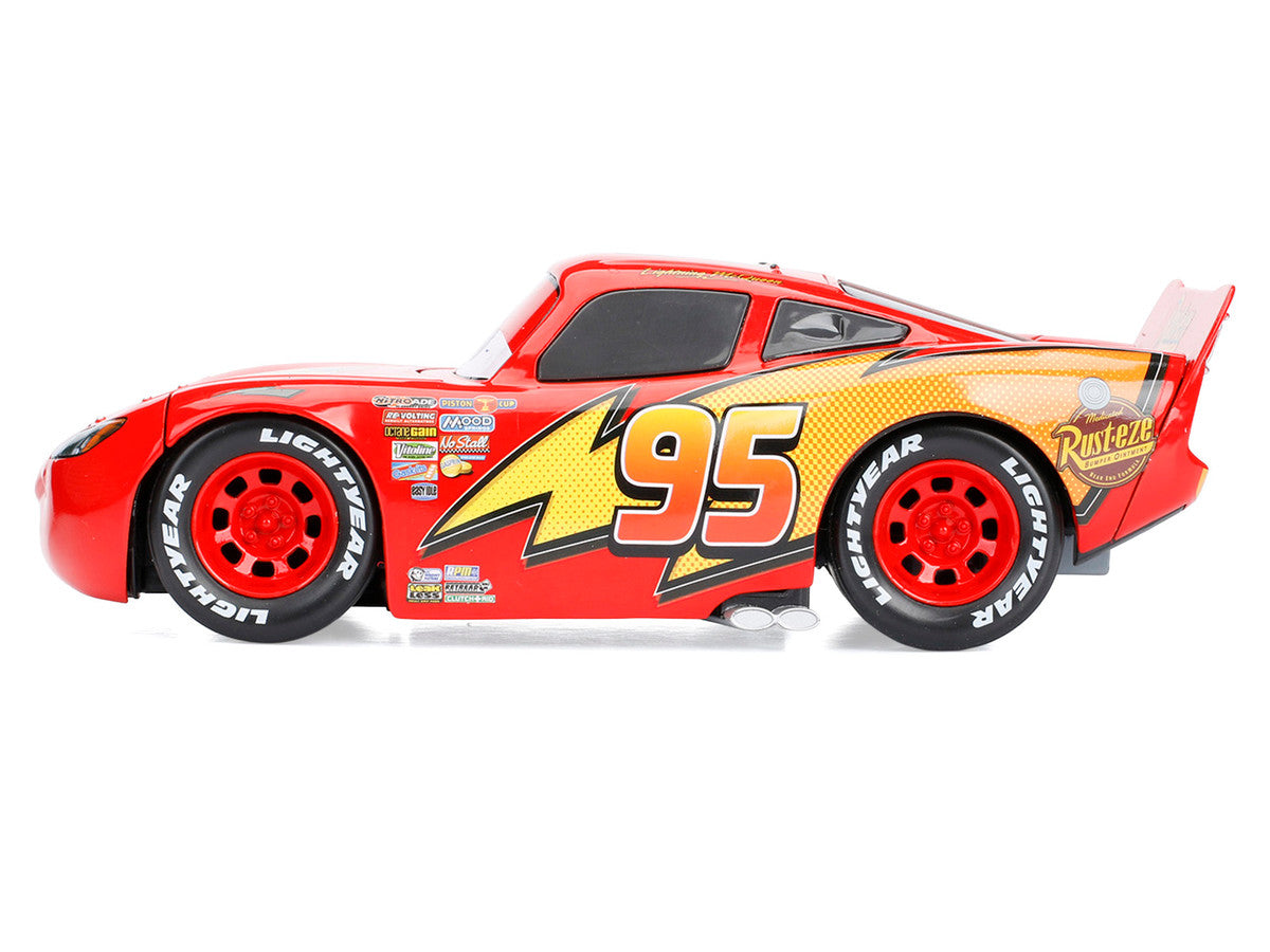 Lightning McQueen #95 Red Disney & Pixar "Cars" Movie "Hollywood Rides" Series Diecast Model Car by Jada LuxuryLifeWay Online Store