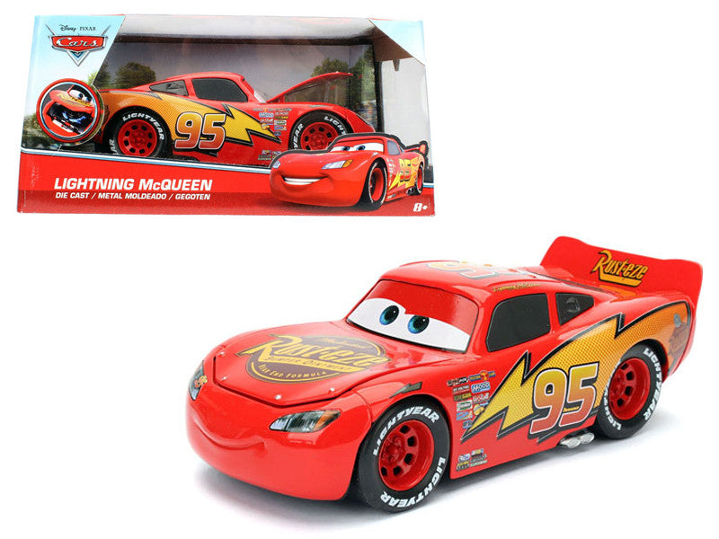 Lightning McQueen #95 Red Disney & Pixar "Cars" Movie "Hollywood Rides" Series Diecast Model Car by Jada LuxuryLifeWay Online Store