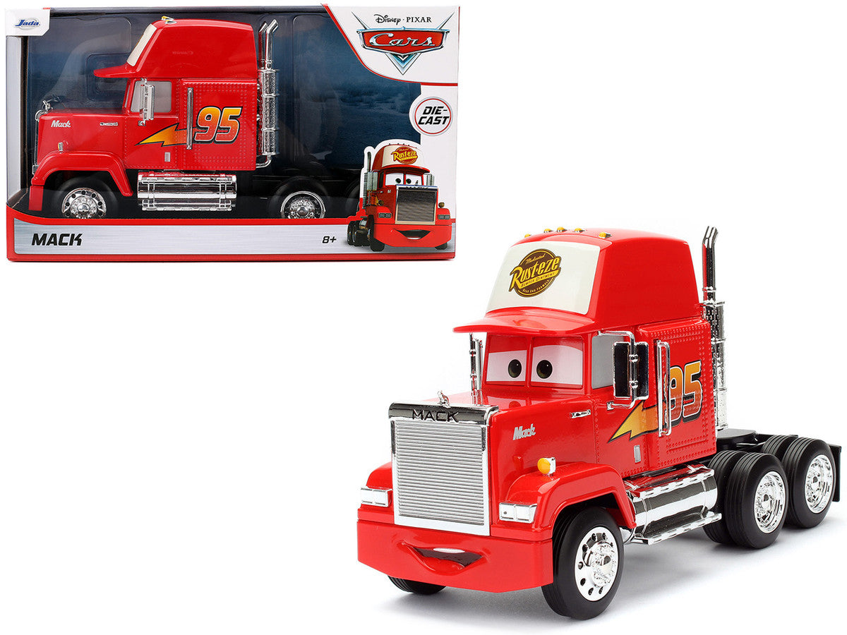 Mack Truck #95 Red "Cars" (2006) Movie "Hollywood Rides" Series Diecast Model Car by Jada LuxuryLifeWay Online Store