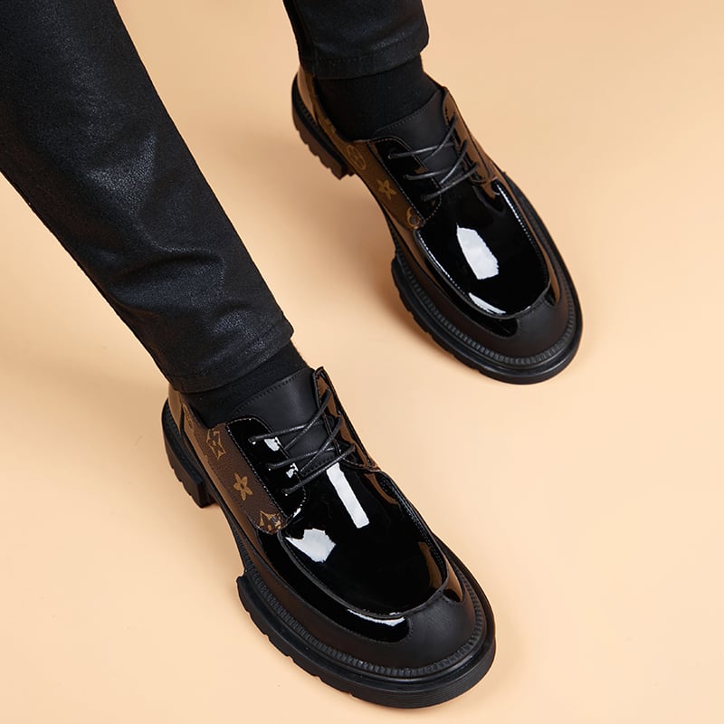 Men's Casual Leather Platform Shoes Best YouTube Store